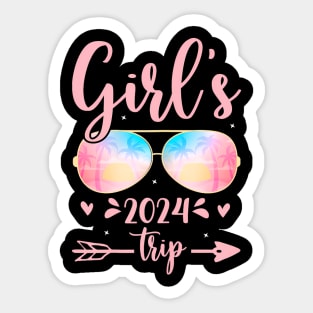 Weekend Hello Summer 2024 Vacation Girls Trip 2024 Sticker